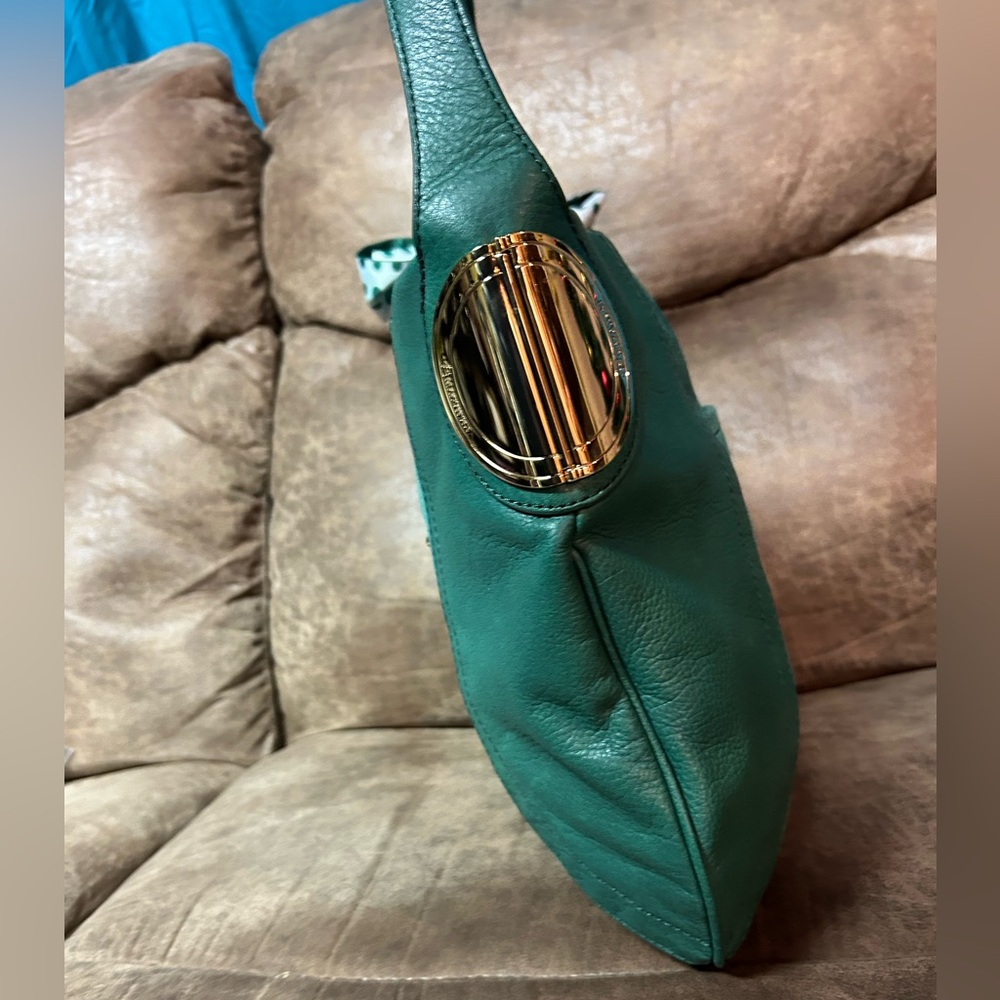 B. MAKOWSKY Giamma Emerald NWT
Leather and Suede Hobo Bag with dustbag - Picture 12 of 15